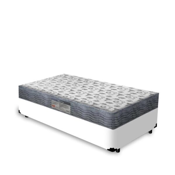 Cama Box Solteiro + Colchão Ortopédico D33 - Ortobom - Iso 100 88x188x53cm Branco