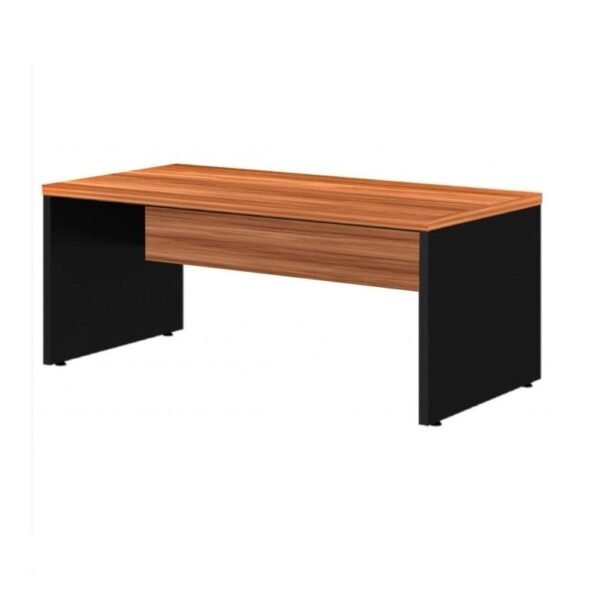Mesa Escritório 1,50x0,60m -SGavetas - workstart - nogal sevilhapreto - 21472